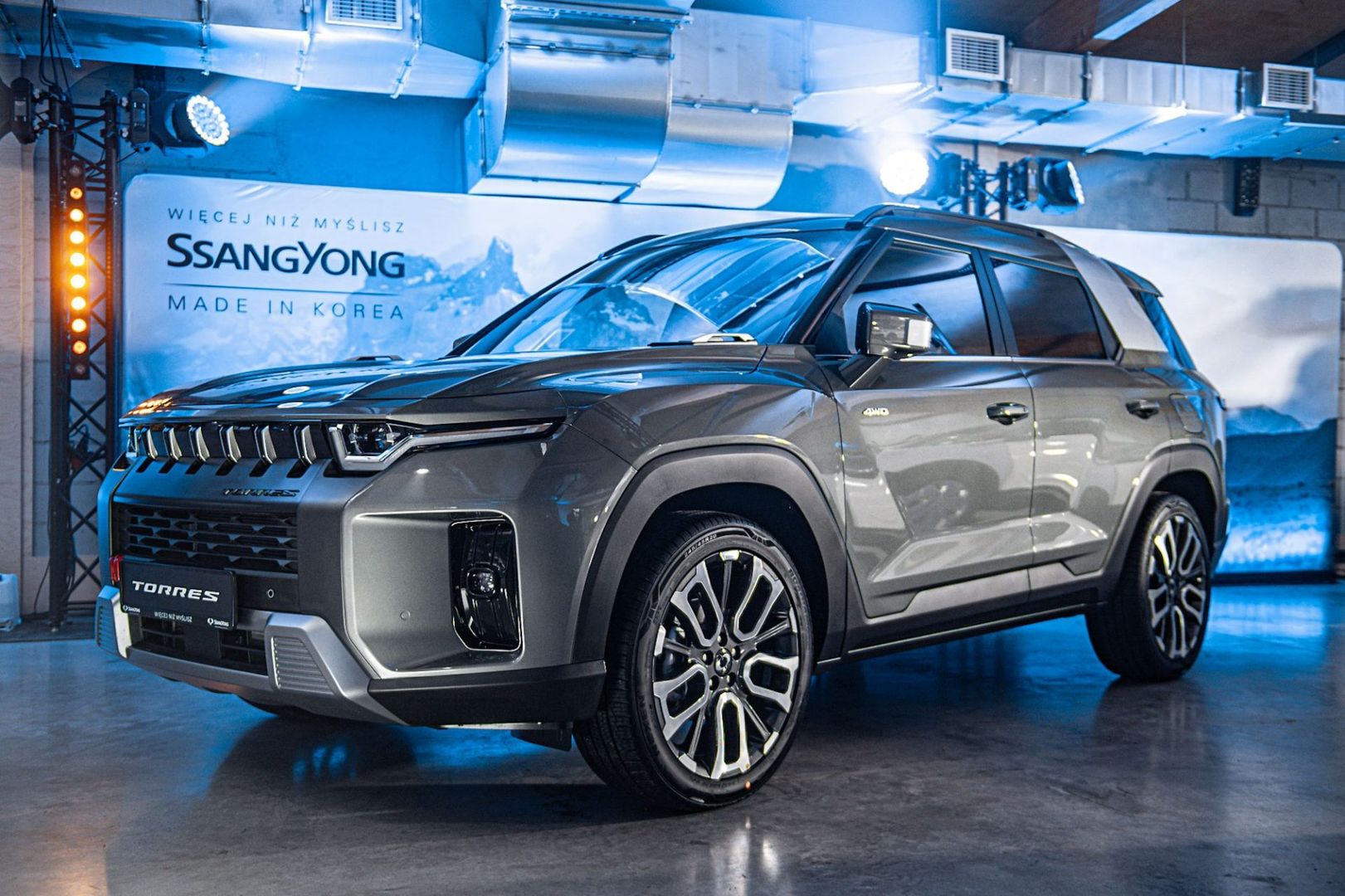 Nowy SsangYong Torres 2023 - zdjęcia z prezentacji statycznej