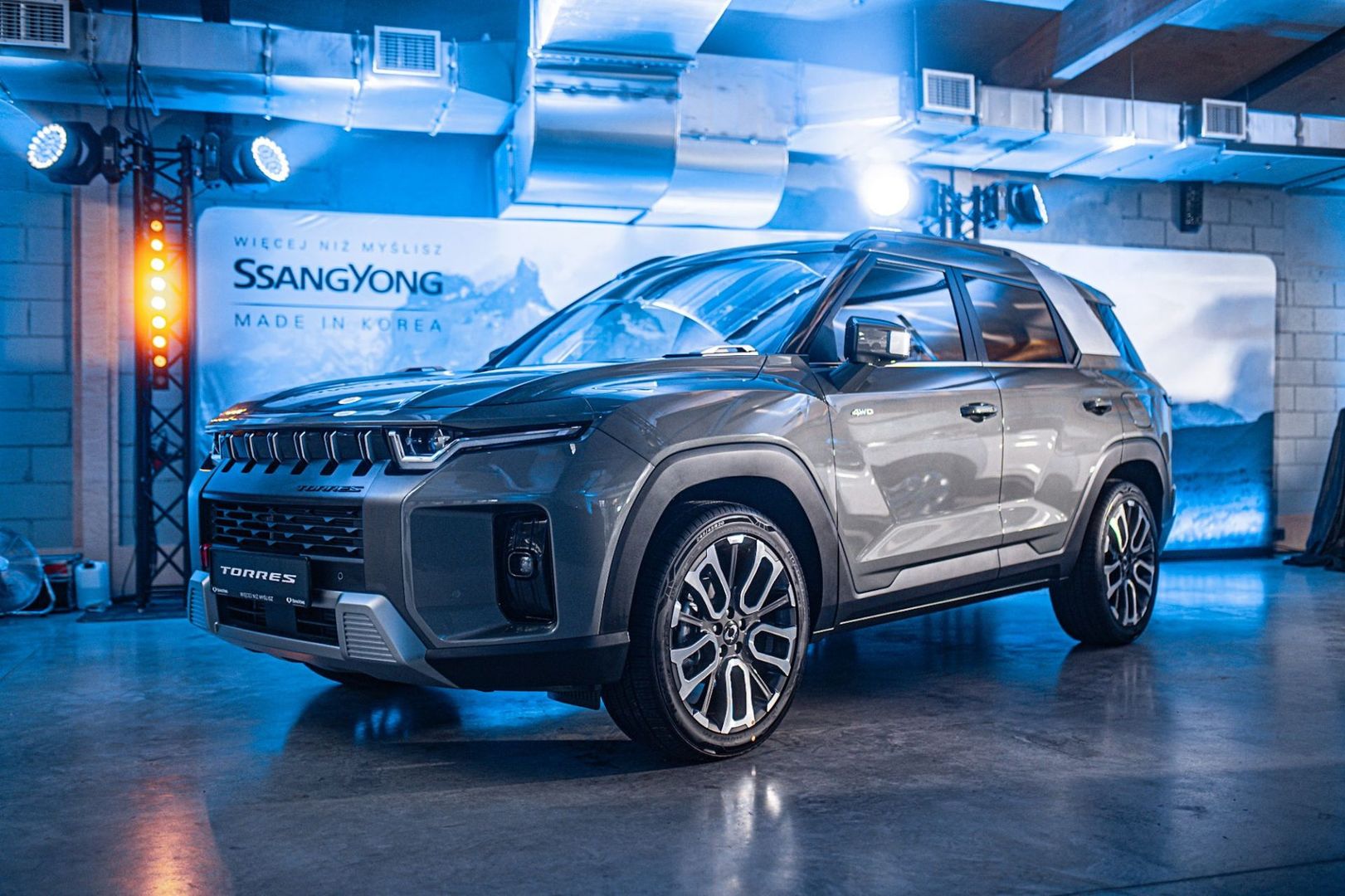 Nowy SsangYong Torres 2023 - zdjęcia z prezentacji statycznej