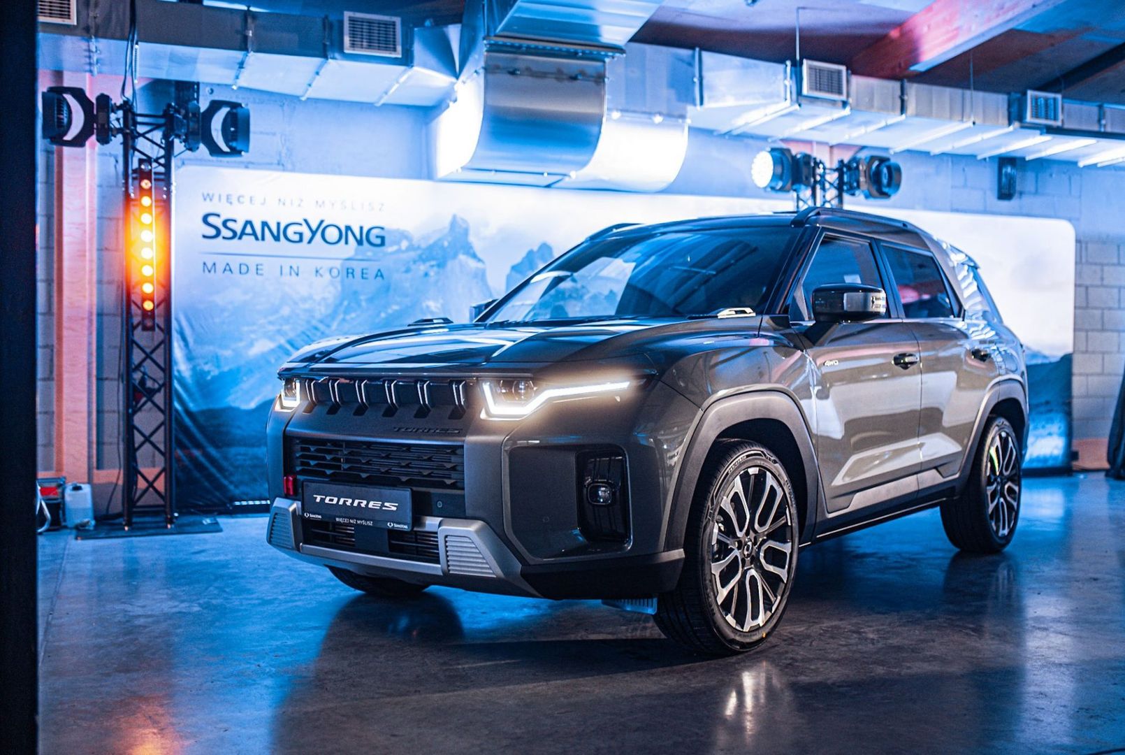 Nowy SsangYong Torres 2023 - zdjęcia z prezentacji statycznej