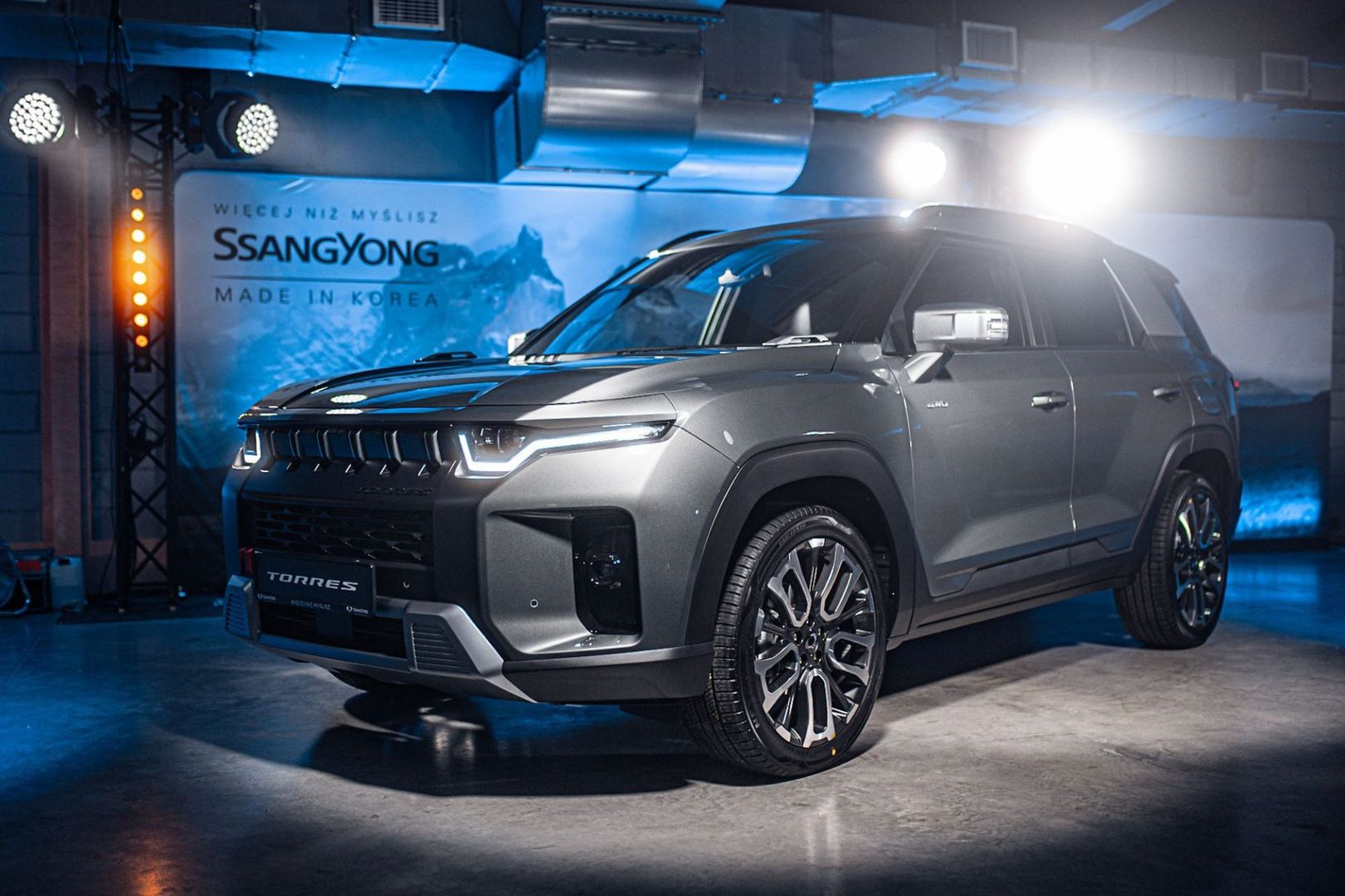 Nowy SsangYong Torres 2023 - zdjęcia z prezentacji statycznej