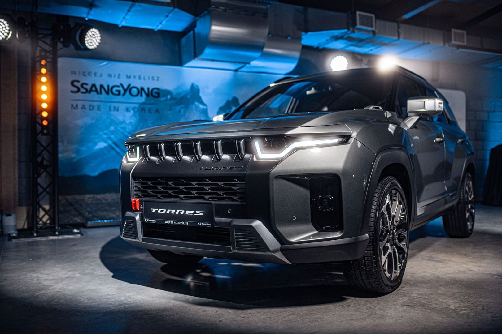 Nowy SsangYong Torres 2023 - zdjęcia z prezentacji statycznej