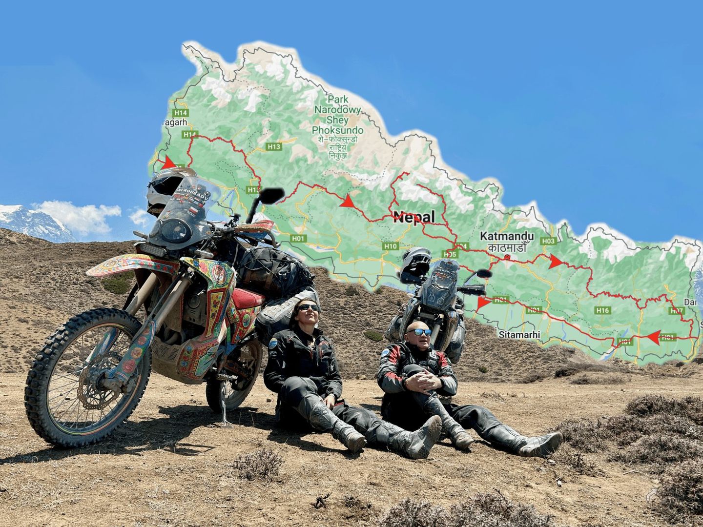 Para motocyklistów objeżdża świat motocyklami, One More ADV