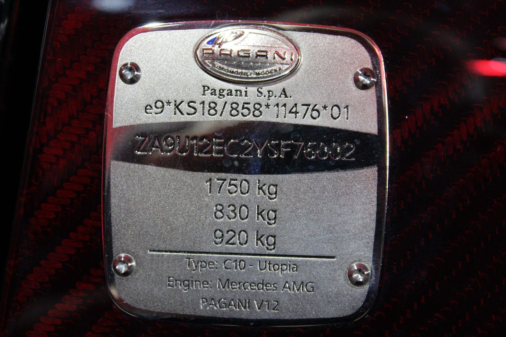 Pagani Utopia Roadster