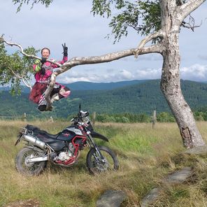 Jeździj jak baba - Kasiek motorynka