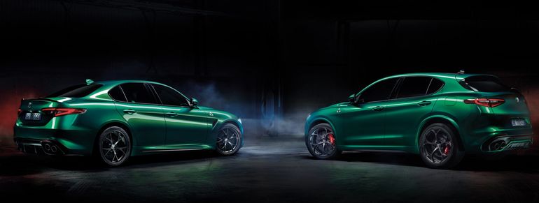 Alfa Romeo Giulia i Stelvio Quadrifoglio po liftingu.