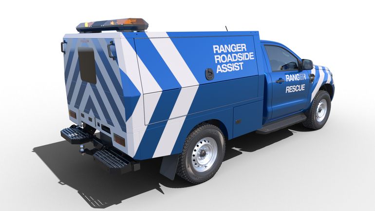 Ford Ranger w wersji podwozia z kabiną