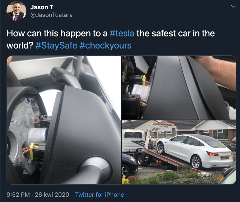 Tesla 3 zafundowała kierowcy nie lada niespodziankę...