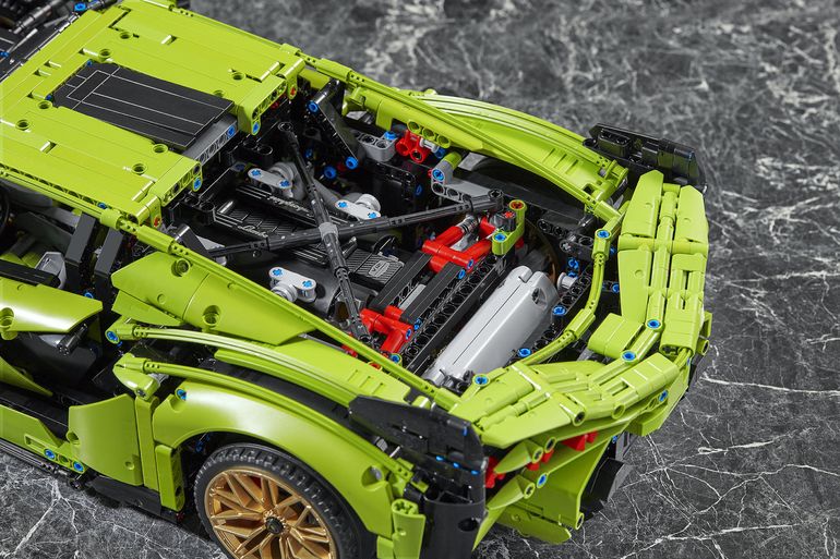 Lamborghini Sián z klocków LEGO