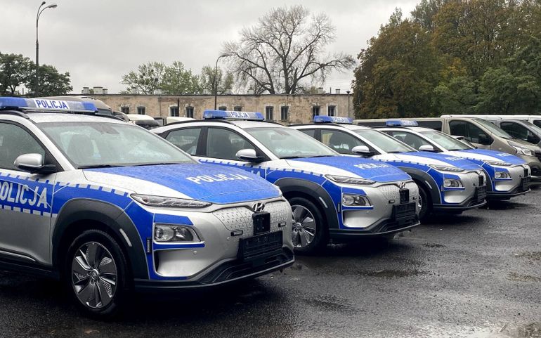 Polska Policja będzie jeździć elektrycznymi Hyundaiami!