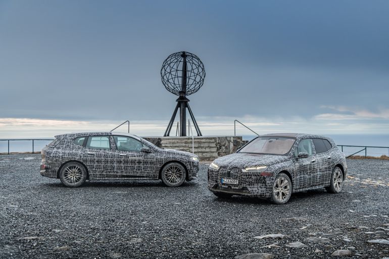 BMW iX podczas testów zimowych - zobaczcie fantastyczne zdjęcia w śnieżnej scenerii!