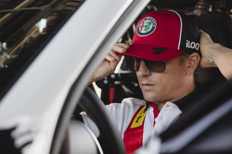 Räikkönen i Giovinazzi testują nową Giulię GTA