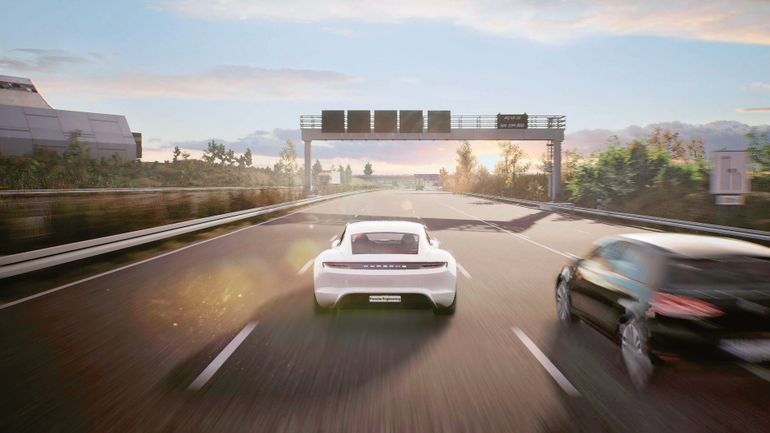Porsche Engineering opracowuje inteligentny pojazd przyszłości z pomocą silników gier komputerowych