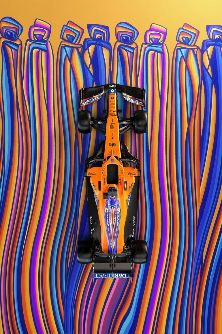 McLaren ze specjalnym malowaniem. To praca artystki ze Zjednoczonych Emiratów Arabskich