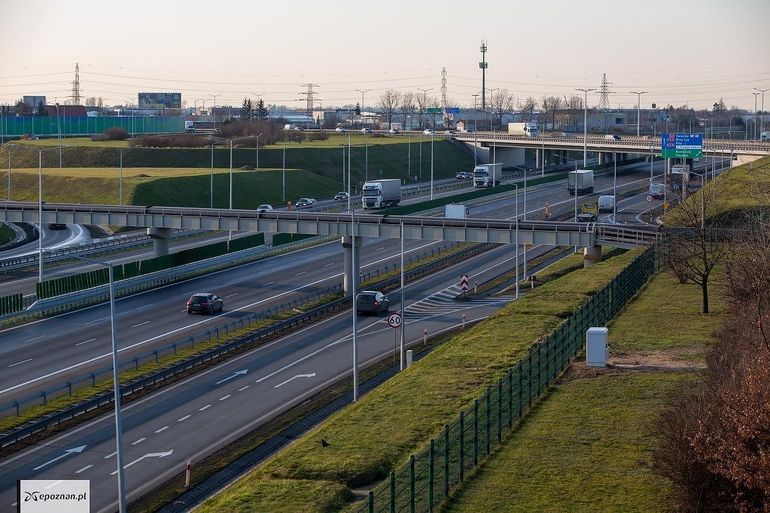 Obwodnica Poznania zyska trzeci pas ruchu, fot. Autostrada Wielkopolska