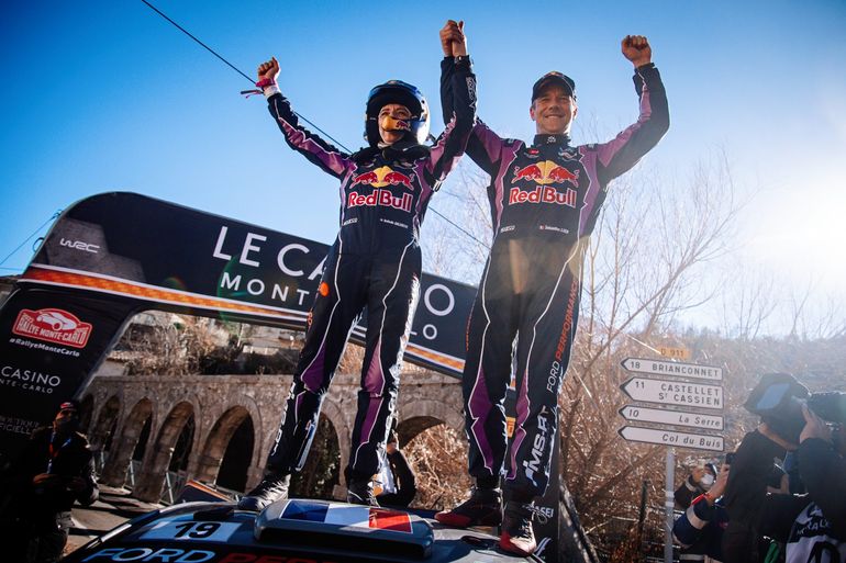 Zwycięstwo Sébastiena Loeba i Isabelle Galmiche w Rajdzie Monte Carlo, fot. materiały prasowe / Ford