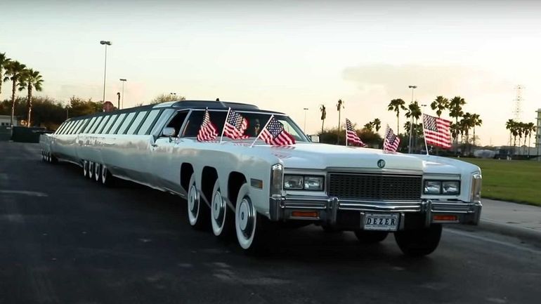 Amerykański Sen, najdłuższy samochód na świecie, fot. screen z serwisu YouTube / Guinness World Records