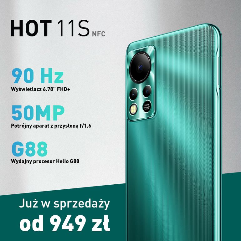 Infinix hot 11S NFC