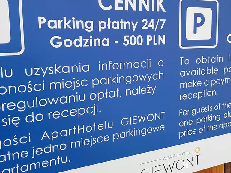 500 zł za godzinę parkowania