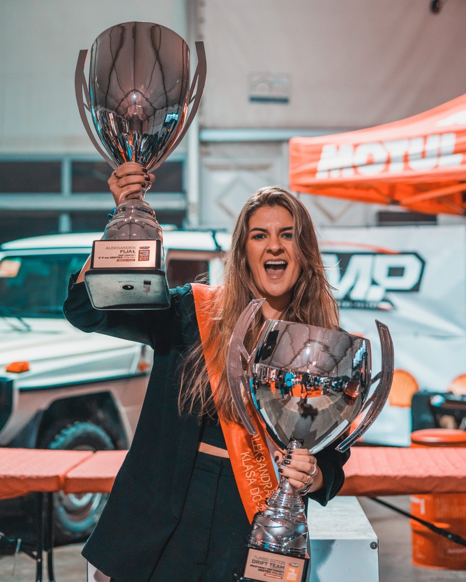 Ola Fijał z najlepszym wynikiem wśród kobiet w historii polskiego driftu! Podium w Driftingowych Mistrzostwach Polski 2022