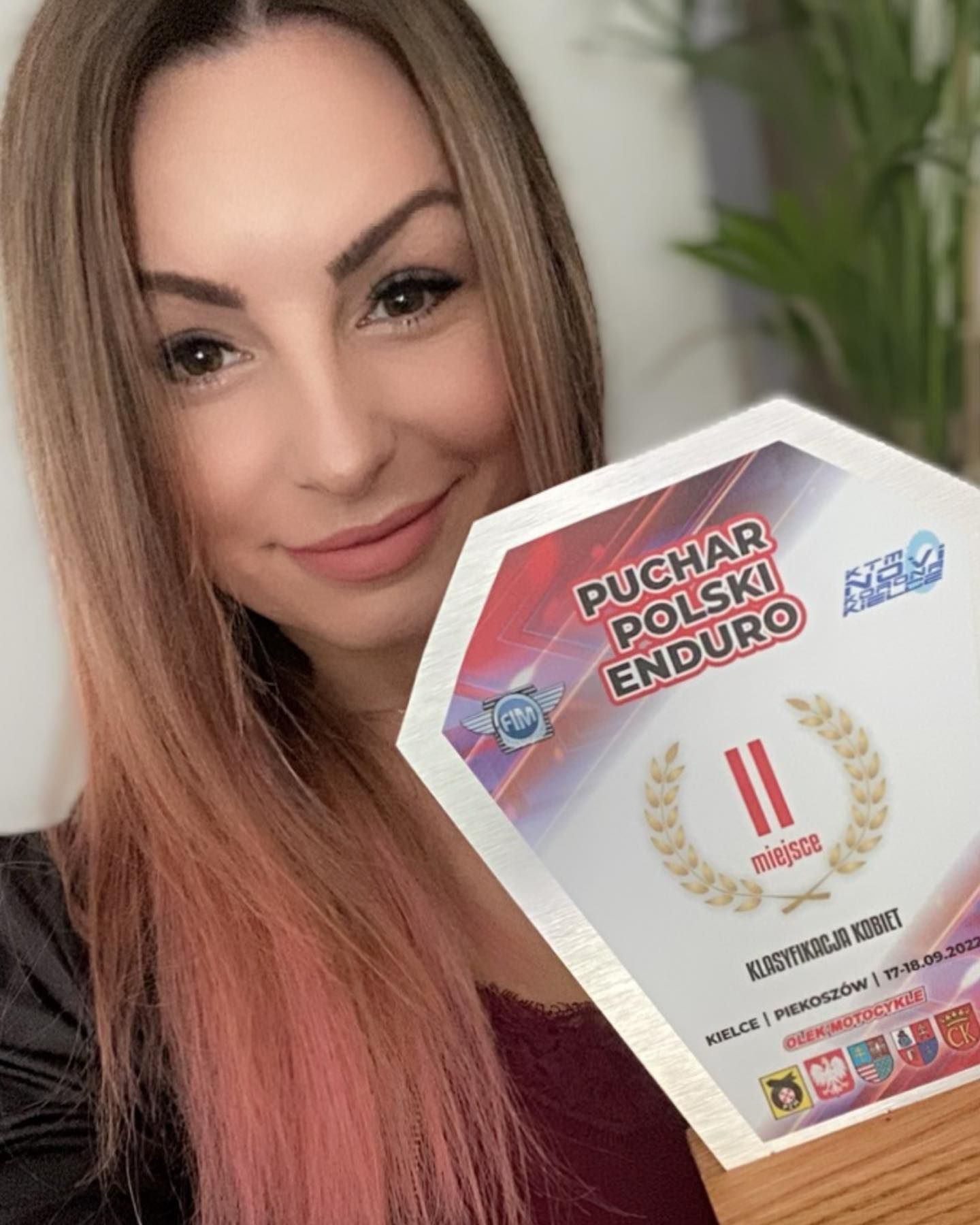 Anna Jabłońska z tytułem wicemistrzowskim Pucharu Polski Enduro w Klasie Kobiet