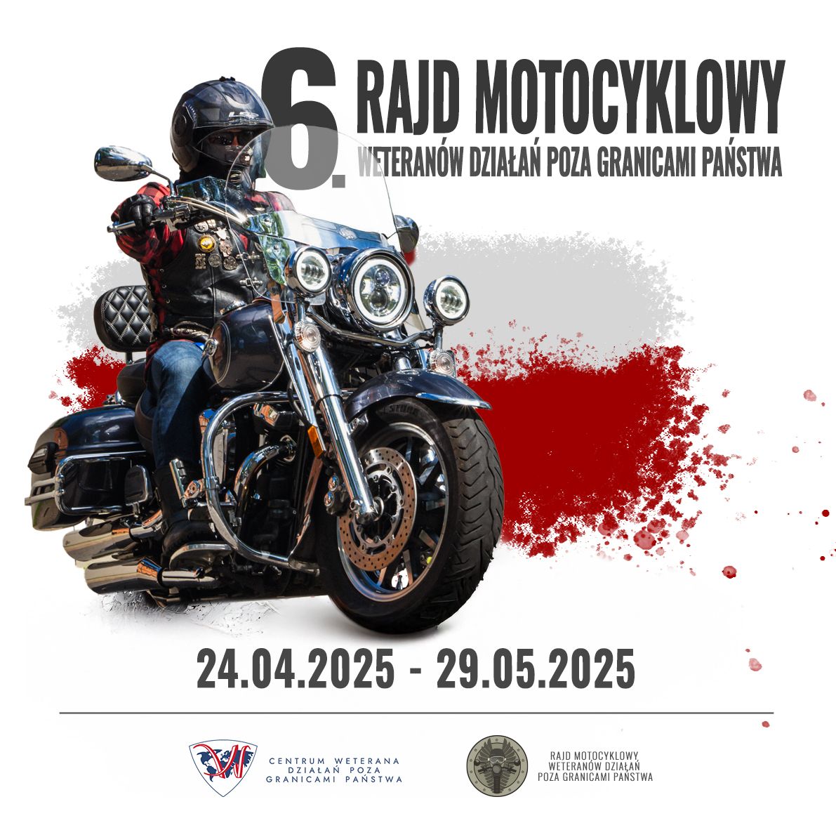 6. Rajd Motocyklowy Weteranów – hołd na dwóch kołach dla tych, którzy nie wrócili z misji. Start już 24 kwietnia!