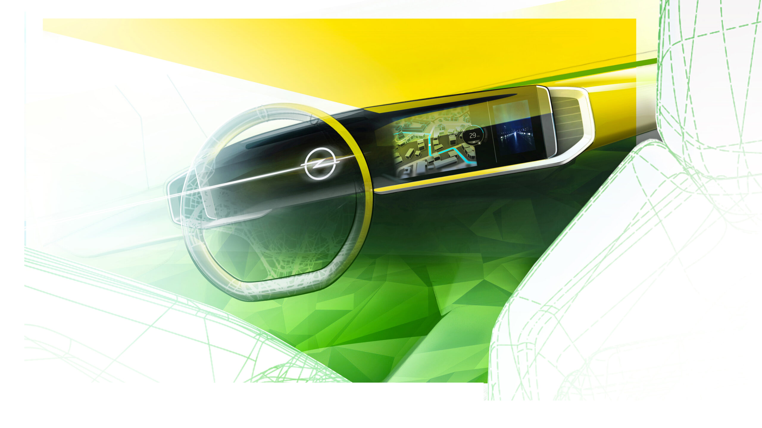Opel zdradza szczegÃ³Åy kokpitu Pure Panel. Znajdziemy go w nowym Oplu Mokka