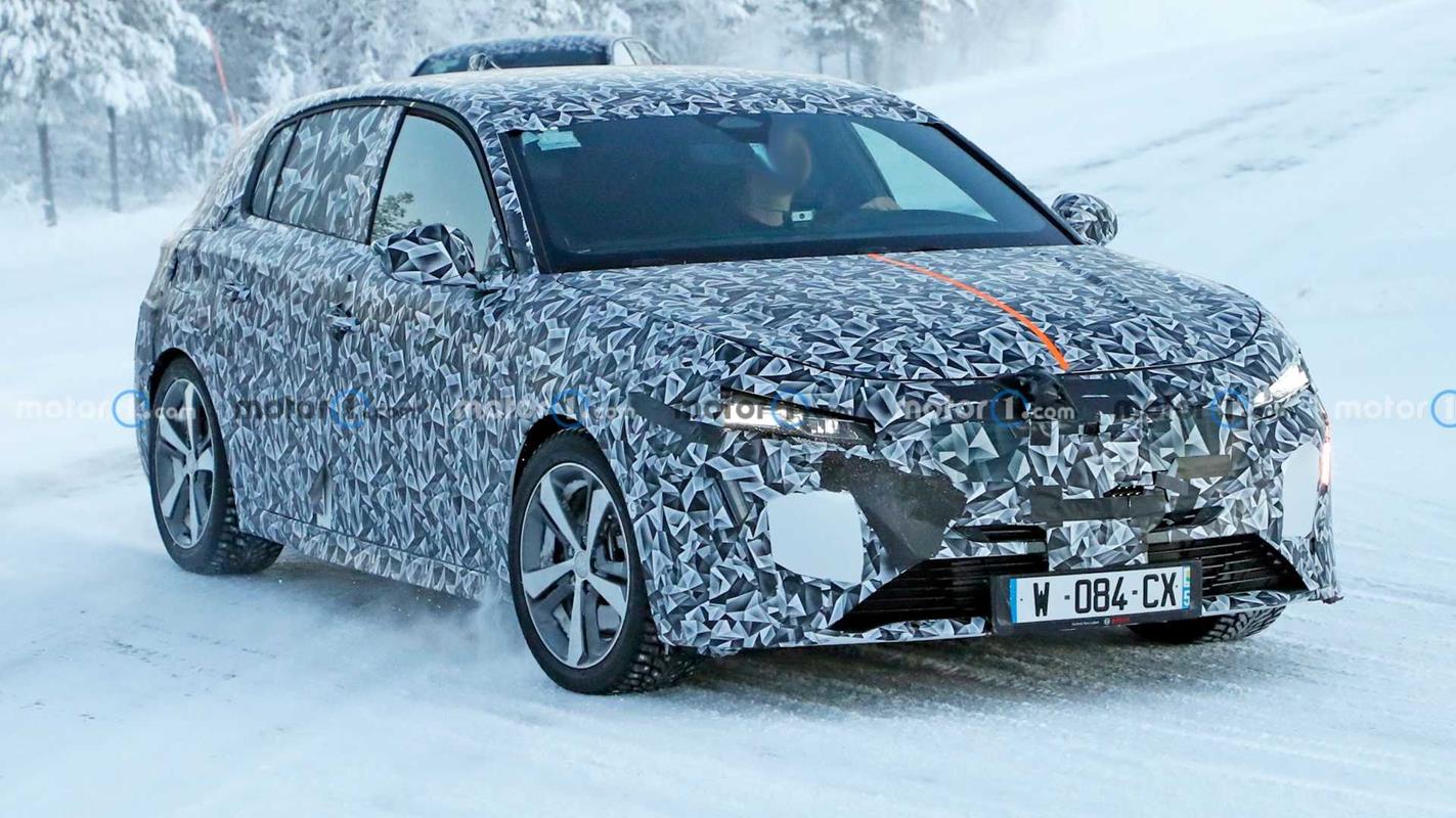 Peugeot 308 2021 - przyÅapany w kamuflaÅ¼u na testach drogowych w Szwecji!
