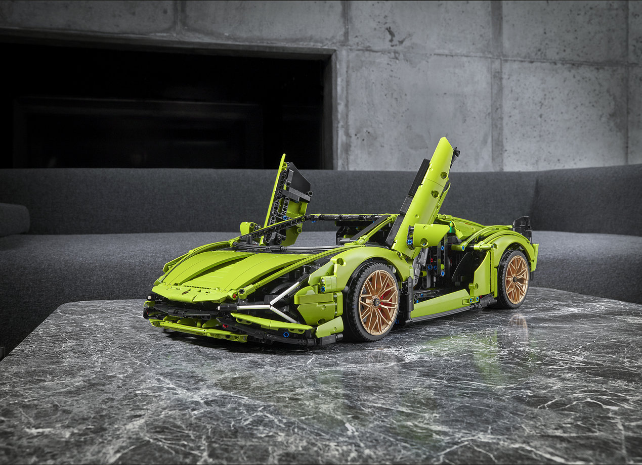 Lamborghini SiÃ¡n z klockÃ³w LEGO