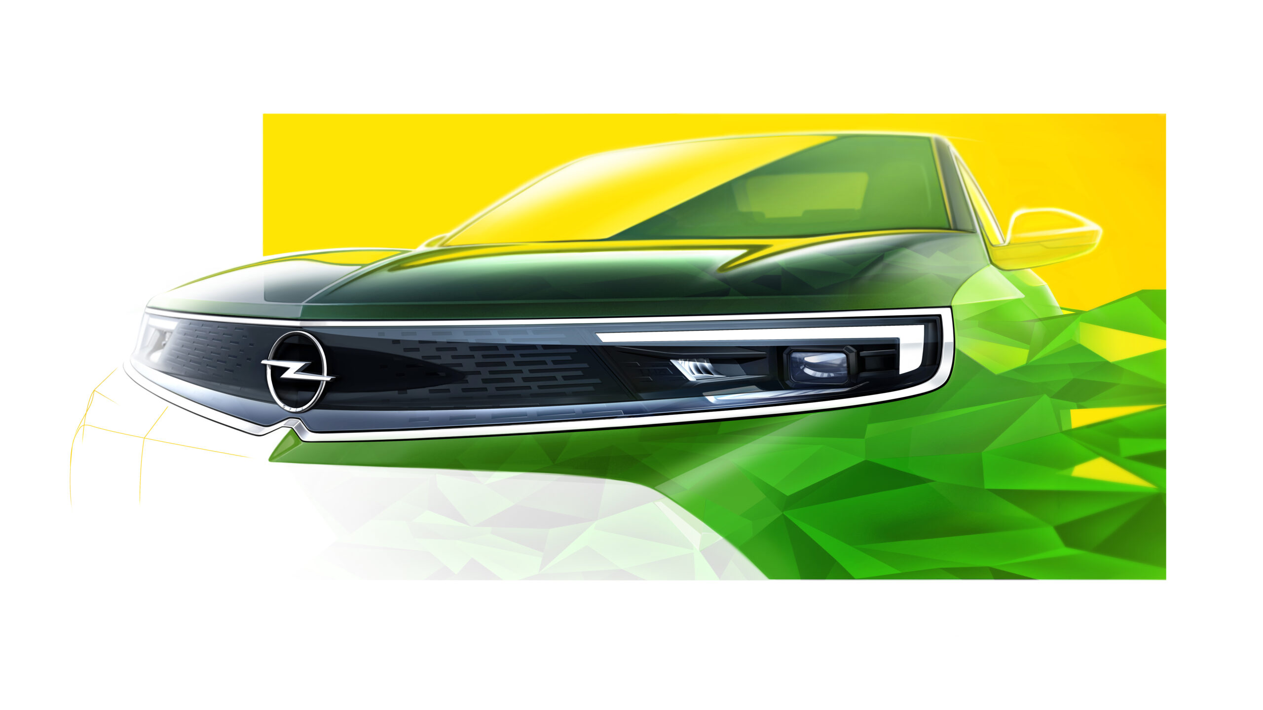 PrzÃ³d w nowych Oplach juÅ¼ nie bÄdzie taki sam. Producent wÅaÅnie pokazaÅ Opel Vizor!