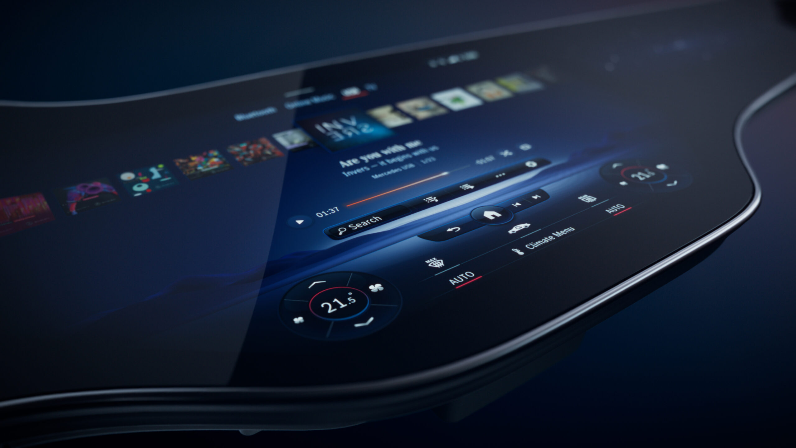 Mercedes-EQ. MBUX Hyperscreen