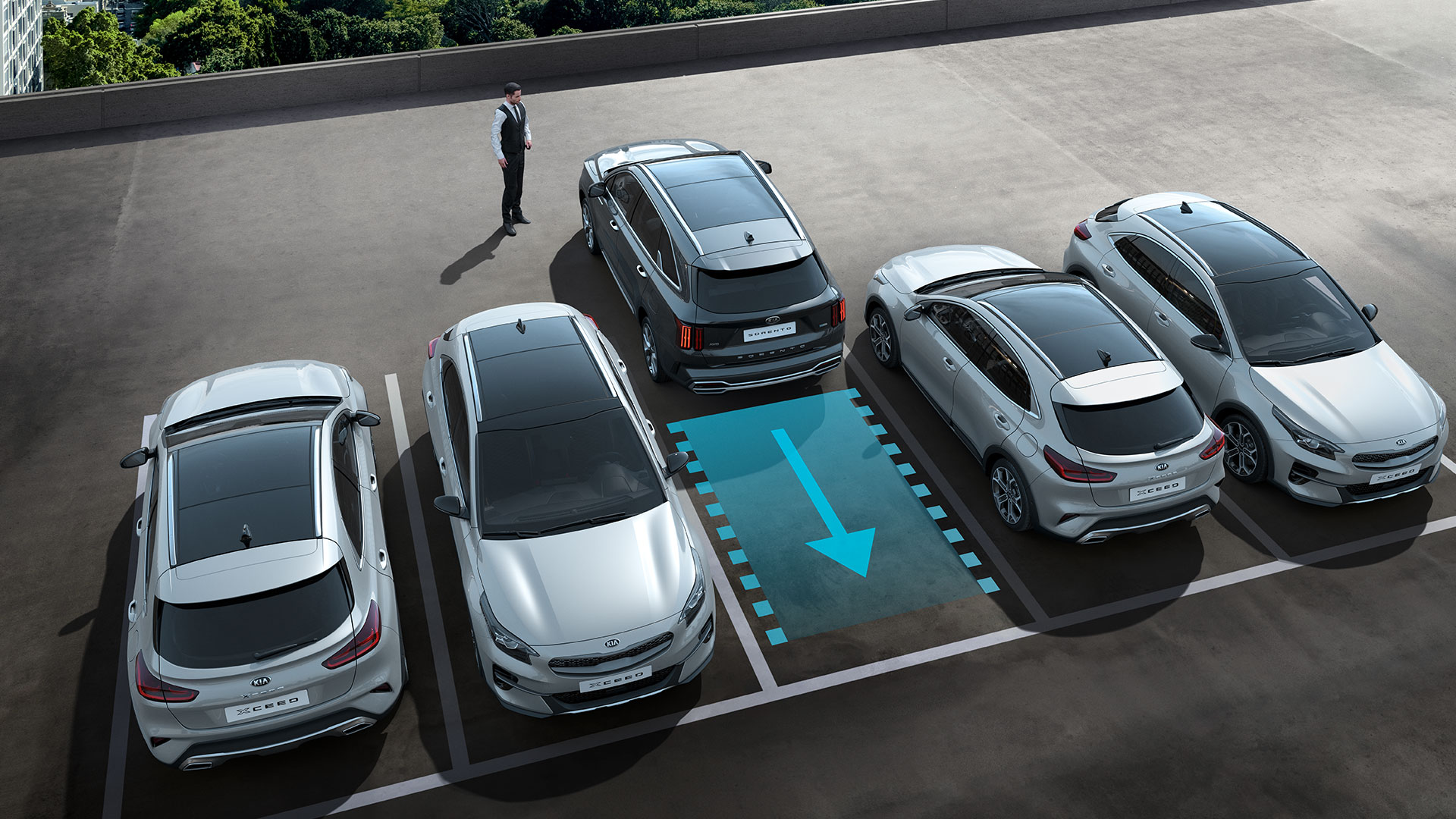 Nowa Kia Sorento będzie wyposażona w system zdalnego parkowania