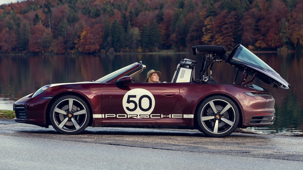 Laura Kukuk i Porsche 911 Targa 4S Heritage Design Edition