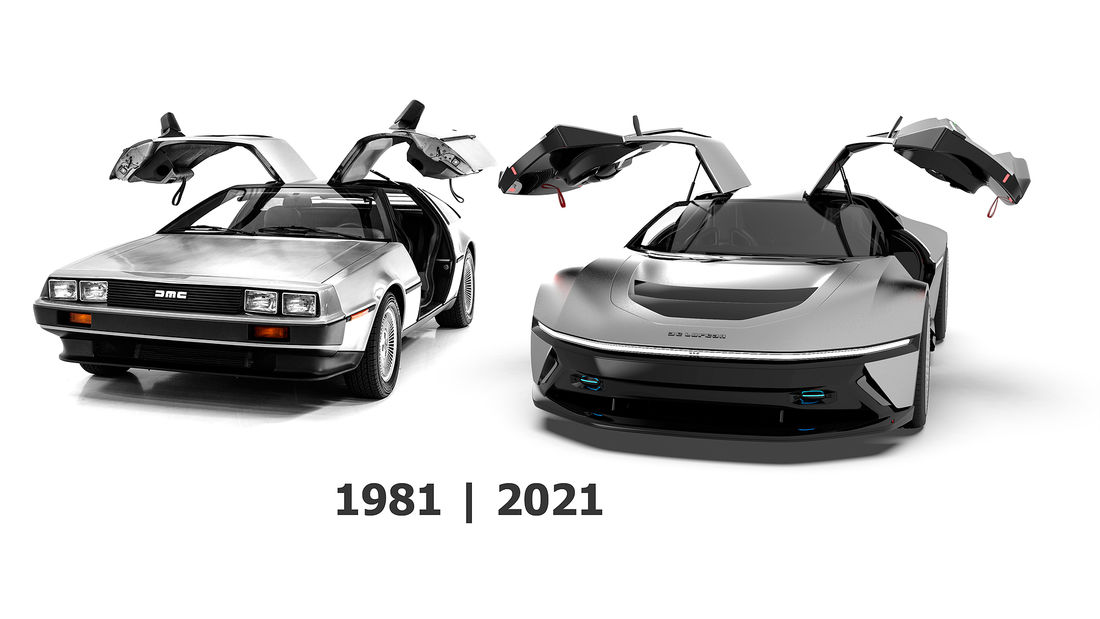 40th Tribute DeLorean 2020 - coupe ze stali nierdzewnej. 