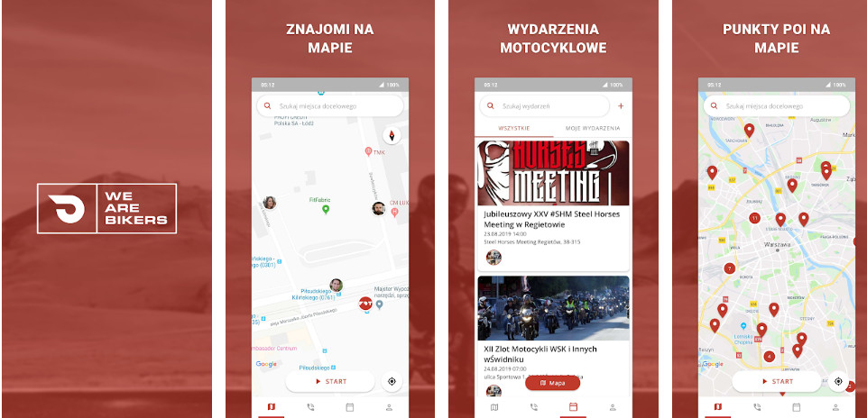 WeAreBikers- aplikacja stworzona przez motocyklistÃ³w dla motocyklistÃ³w