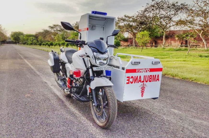 Infografika: Motocyklowy ambulans COVID-19