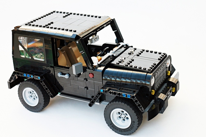 Niesamowity Jeep Wrangler z klocków Lego Motocaina.pl