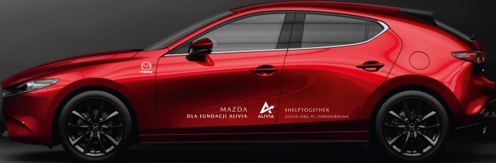 Mazda wspiera fundacjÄ Alivia, ktÃ³ra dziaÅa na rzecz chorych na raka. PrzekaÅ¼e 30 samochodÃ³w