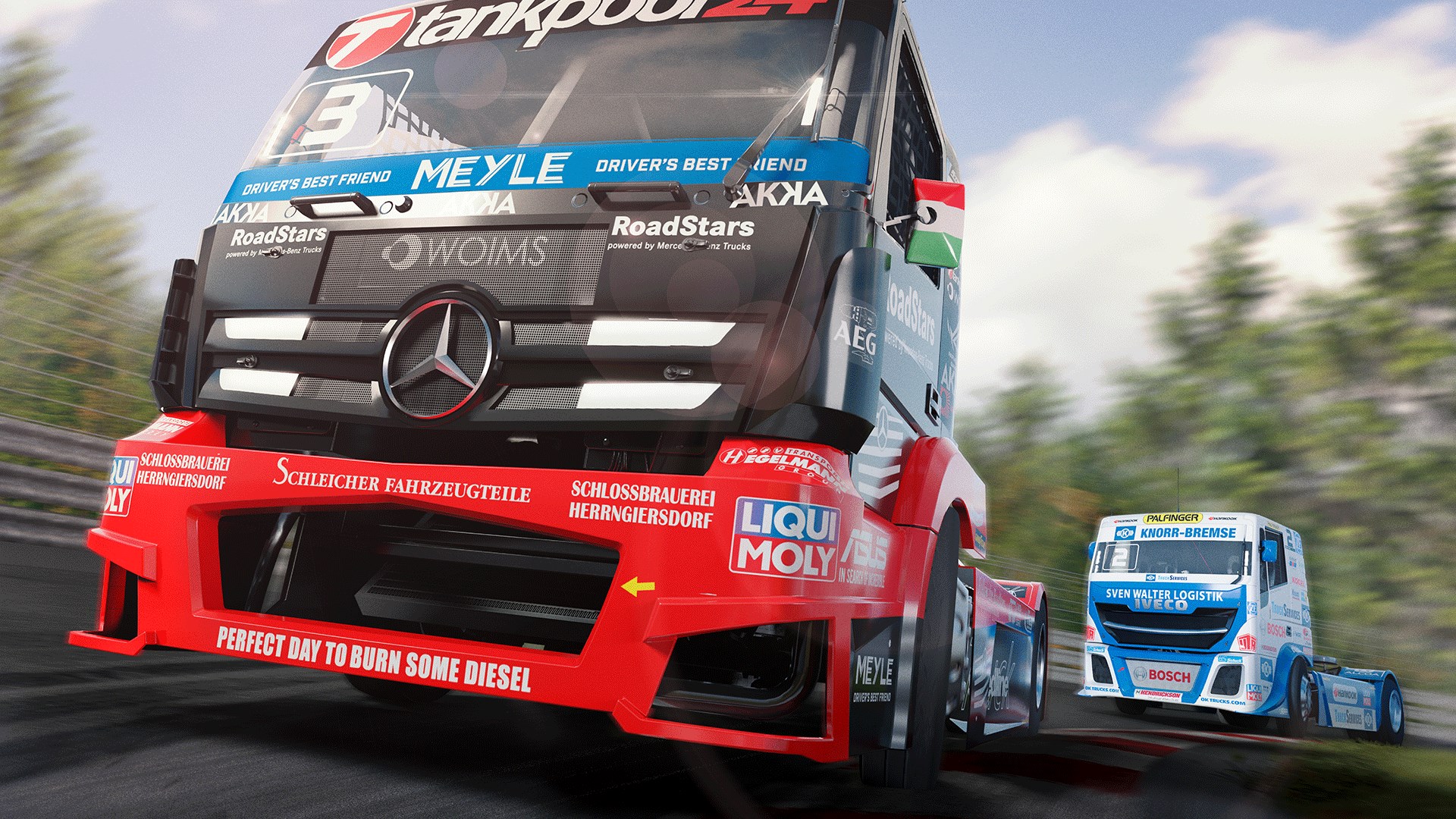 FIA European Truck Racing Championship - "hardkorowa" symulacja za kierownicą pojazdów ciężarowych [RECENZJA GRY]
