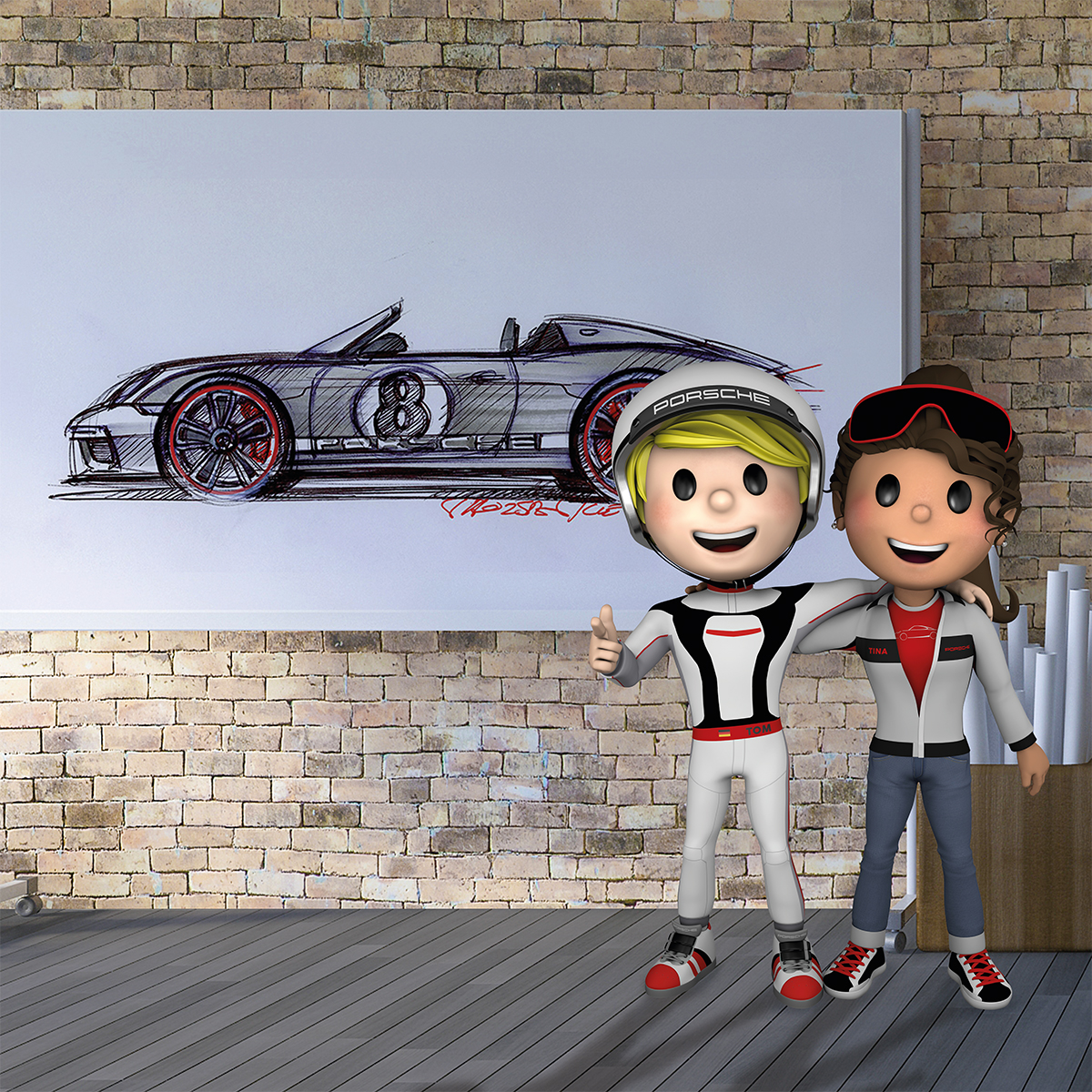 Porsche nie zapomina o najmÅodszych. StworzyÅ kreatywny serwis Porsche 4Kids