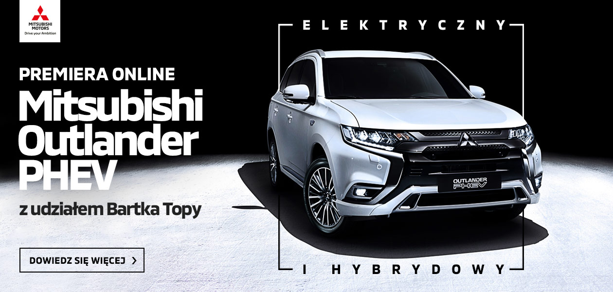 Mitsubishi Outlander PHEV 2020 zaprezentowany - w nietypowy sposÃ³b