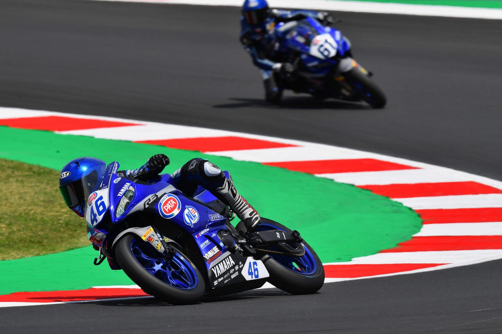 Dawid Nowak wystartował w wyścigu Yamaha bLU cRU na torze Misano