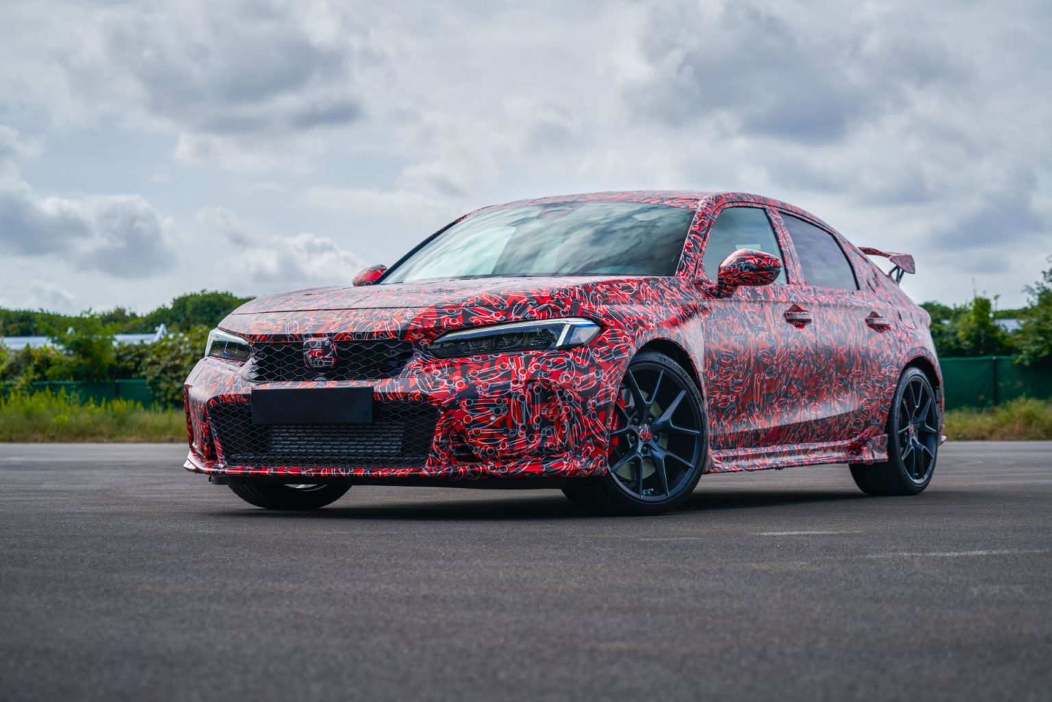 Nowa Honda Civic Type R w kamuflażu