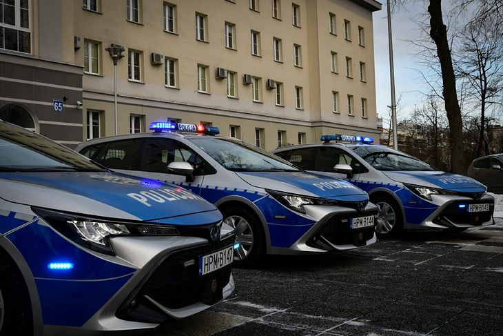 Nowe radiowozy podlaskiej policji, fot. materiaÅy prasowe / Policja