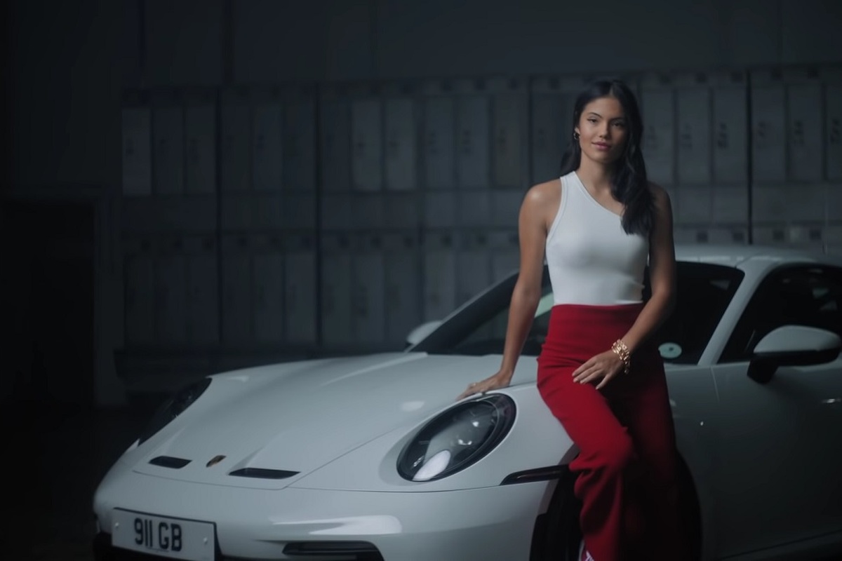 Emma Raducanu Porsche