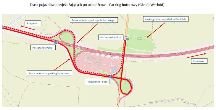 Wojna w Ukrainie. Na autostradzie A4 powstaÅ korytarz humanitarny, fot. materiaÅy prasowe / GDDKiA