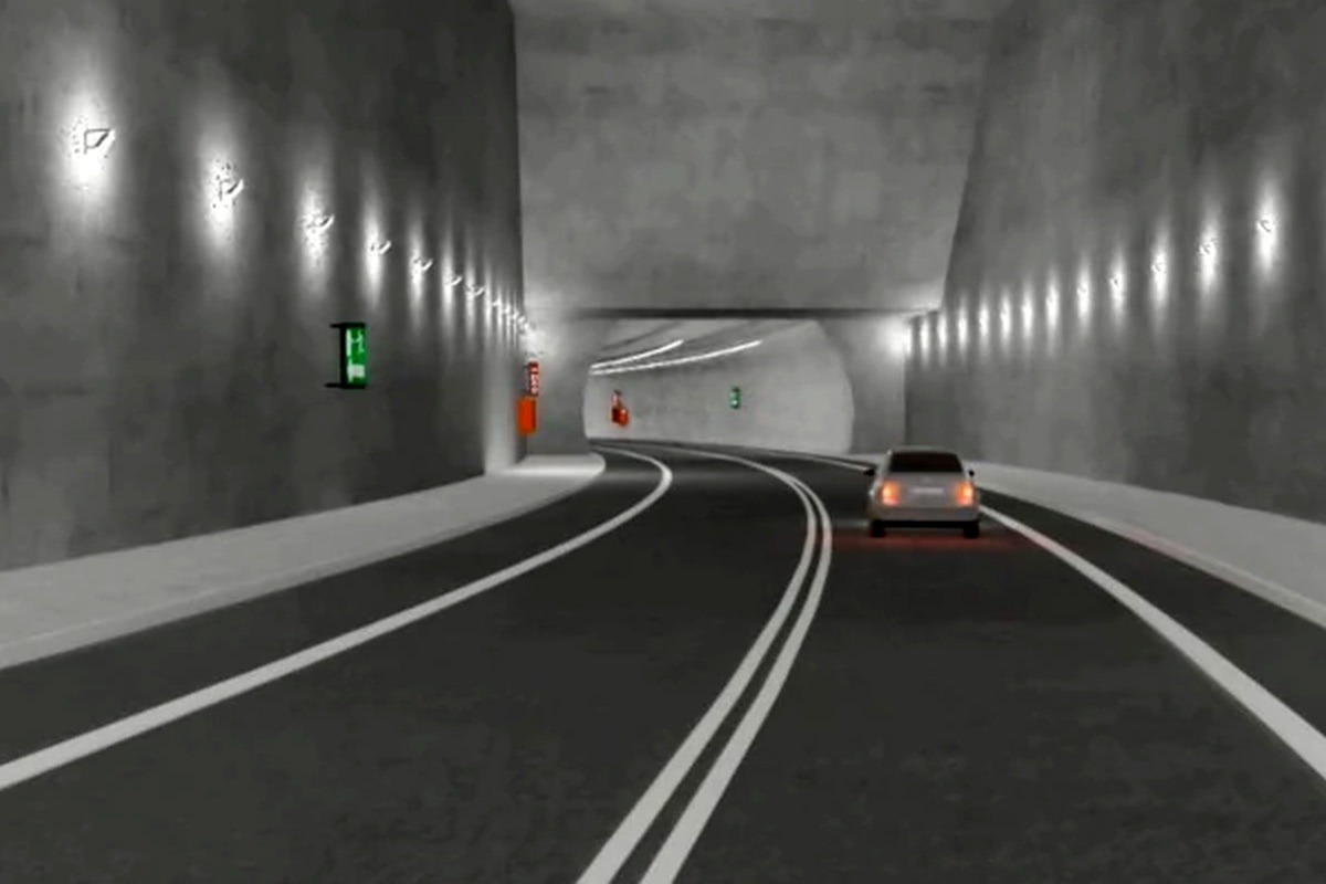 Tunel w ÅwinoujÅciu - wizualizacja