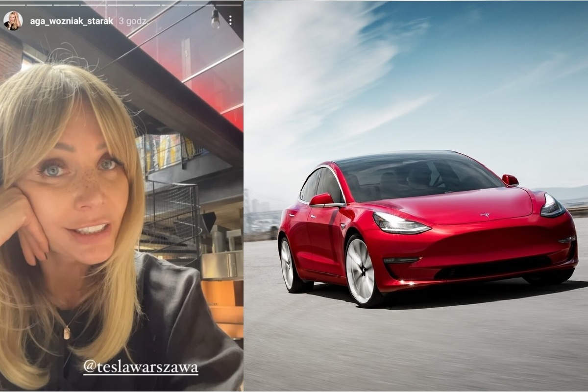 Agnieszka WoÅºniak-Starak i Tesla