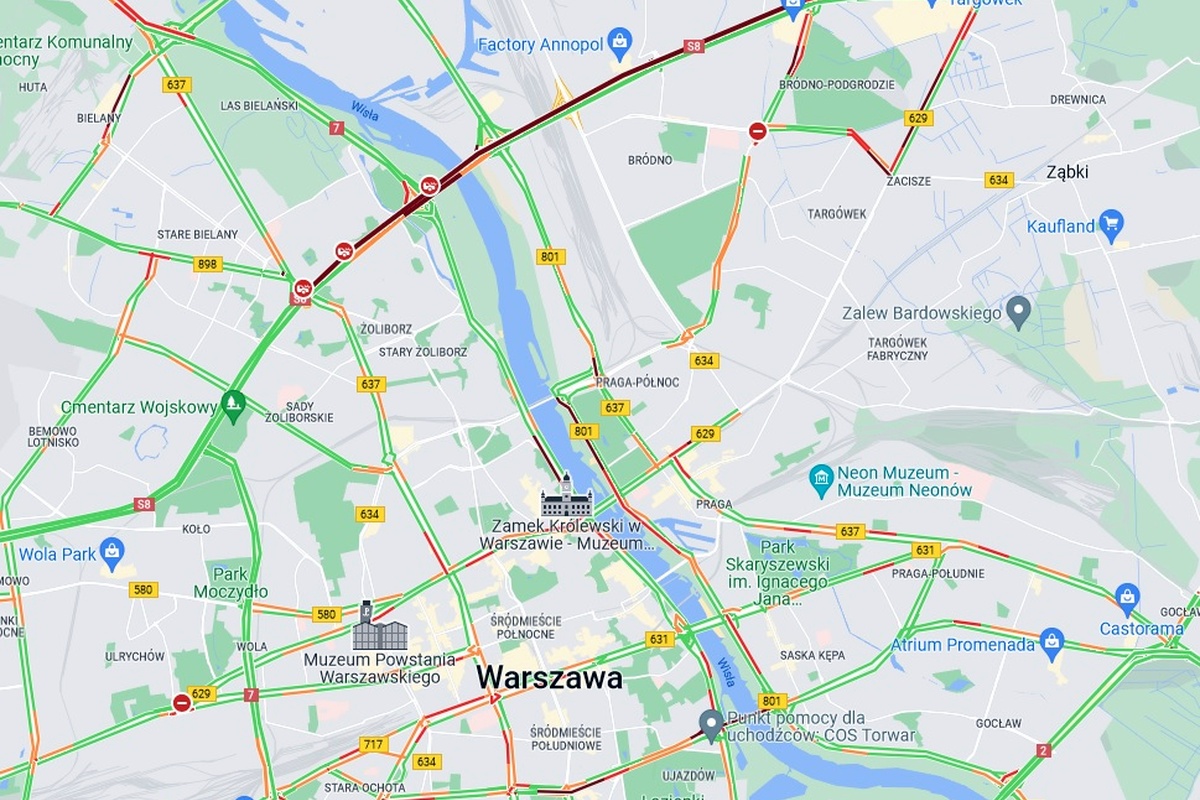 wypadek na trasie S8