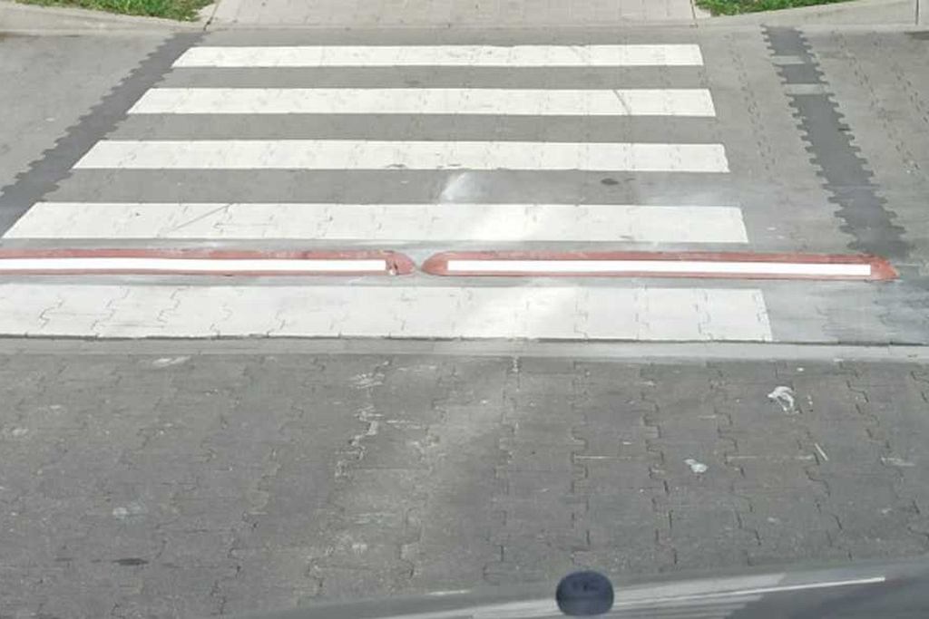prÃ³g zwalniajÄcy dla pieszych