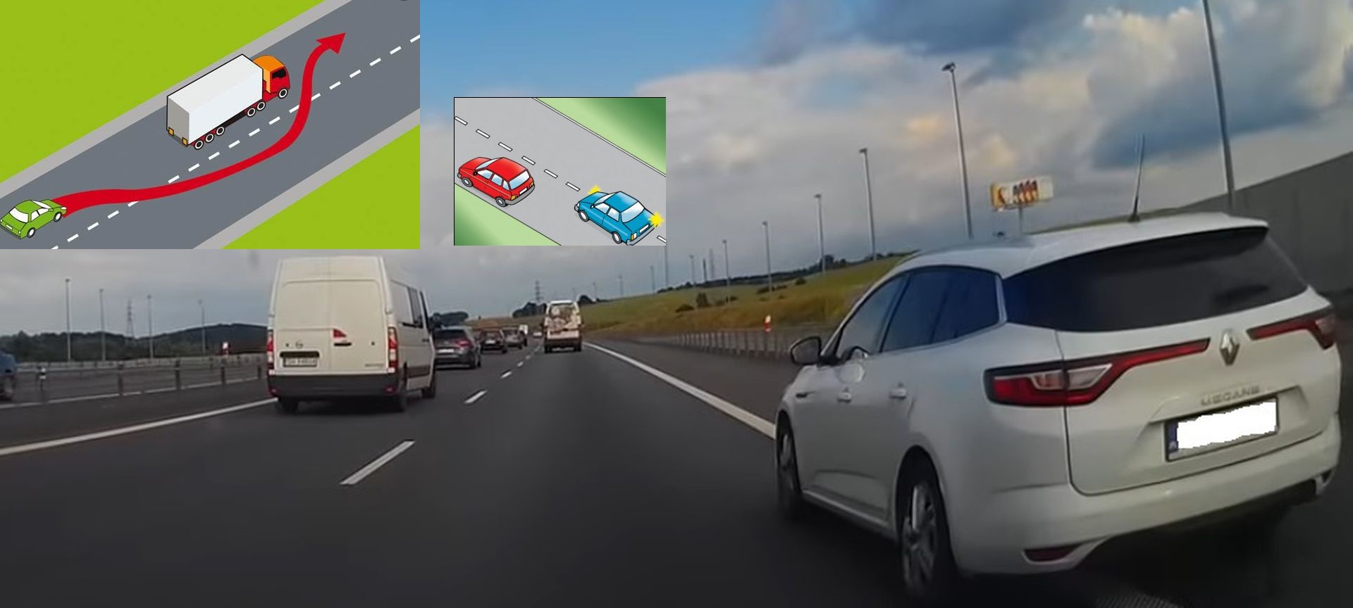 Wyprzedzanie Z Prawej Strony Na Drodze Ekspresowej Wyprzedzanie z prawej strony - kiedy jest dozwolone? Częściej niż ci